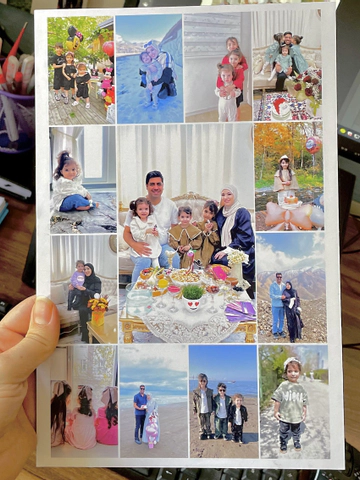 تابلو چیدمان روی شاسی چوبی